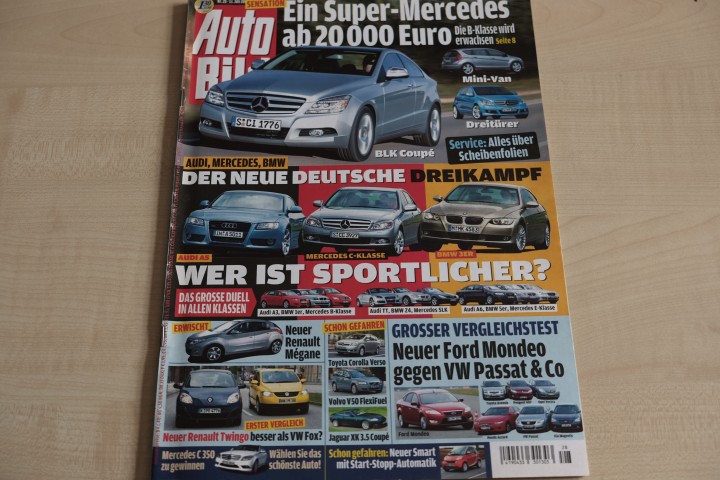 Deckblatt Auto Bild (28/2007)